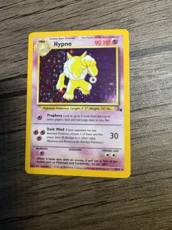NM/EX Hypno 8/62 Holo Rare Fossil Pokemon Card WOTC TCG - Image 1