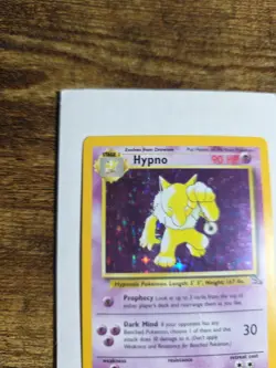 Pokemon TCG Hypno 8/62 Fossil Holo Rare Unlimited 1999 WOTC LP/MP - Image 4