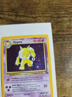 Pokemon TCG Hypno 8/62 Fossil Holo Rare Unlimited 1999 WOTC LP/MP - Image 5