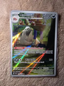 Mabosstiff IR 218/198 SV01 Scarlet & Violet Base Set Holo Card Condition - Image 1