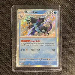 Baxcalibur 130/091 Paldean Fates Shiny Holo Rare Pokemon Card NM - Image 1