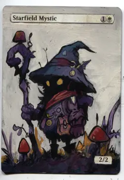 Starfield Mystic Altered Art Mtg Hand Painted Card Commander - Image 1