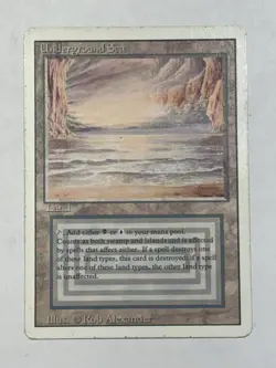 Underground Sea Dual Land Revised MTG Card Reserved List Magic the Gathering - Image 1