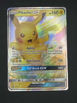 Pikachu GX SM232 Promo Holo Pokemon Card TCG Sun And Moon Promo - Image 1