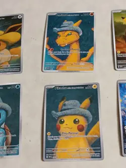 6 Pokemon x Van Gogh Black Star Promo ACG Art Card - READ DESCRIPTION - Image 3