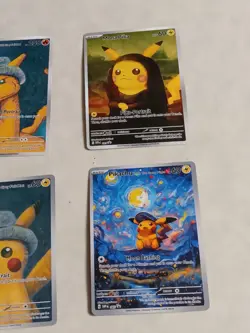 6 Pokemon x Van Gogh Black Star Promo ACG Art Card - READ DESCRIPTION - Image 4