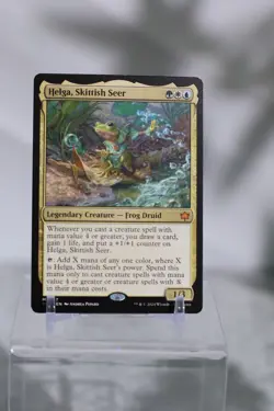 Helga, Skittish Seer MTG Bloomburrow Mythic 217 NM - Image 1
