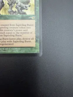 MTG; Saproling Burst #113/143; Nemesis; Magic the Gathering; MP-LP - Image 4