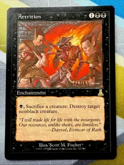 Attrition #52/143 Urza's Destiny - Magic: The Gathering Vintage 1999 WOTC - Image 1