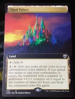 Opal Palace Extended Art , Commander Legends , NM ,MTG,FREE SHIPPING - Image 1