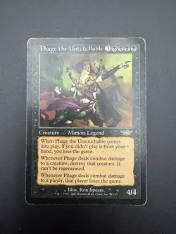 MTG; Phage the Untouchable; Legions; Regular; Magic the Gathering; MP-LP - Image 2