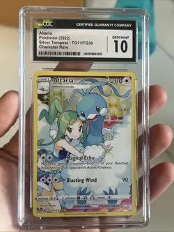 Pokemon TCG CGC 10 Gem Mint Altaria Trainer Gallery Silver Tempest TG11/TG30 - Image 1
