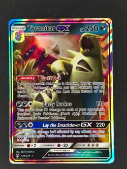 Tyranitar GX #121/214 Pokemon SM - Lost Thunder 2018 NM 🔥 - Image 1