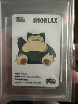 Snorlax #143 Pokemon Trading Card Game Mini KFC 1998 Nintendo WOTC PSA 10 G25904 - Image 2