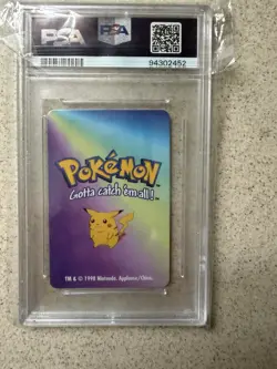 Snorlax #143 Pokemon Trading Card Game Mini KFC 1998 Nintendo WOTC PSA 10 G25904 - Image 3