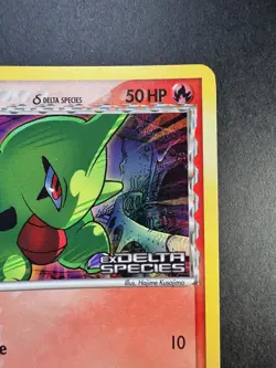 2005 Pokemon Larvitar EX Delta Species 73/113 Reverse Holo Stamped - Image 3