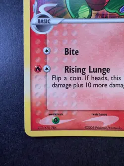 2005 Pokemon Larvitar EX Delta Species 73/113 Reverse Holo Stamped - Image 4
