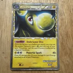 Pokemon TCG Lanturn (Prime) HS Unleashed 86/95 Holo Holo Rare Prime - HP - Image 1