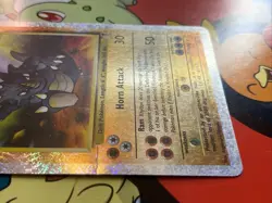Pokemon 2002 Legendary Collection RHYDON Reverse Holo 35/110 LP/MP - Image 4