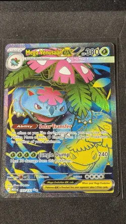 Pokemon TCG Mega Venusaur ex 155/132 ME01: Mega Evolution Ultra Rare Near Mint - Image 1