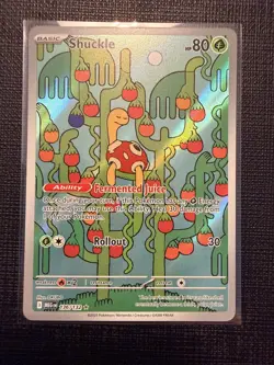 Shuckle 136/132 - Pokemon Mega Evolution Illustration Rare Holo NM - Image 1