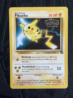 Pokemon TCG Pikachu 04/53 Wotc Promo Regular (English) - LP - Image 3
