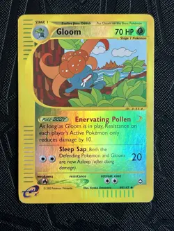 Pokemon TCG Gloom 049/147 Aquapolis Reverse Holo (English) - MP - Image 3