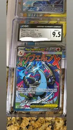 Pokemon Mega Charizard X Ex Holo 023 Black Star Promo CGC 9.5 - Mint + - Image 1