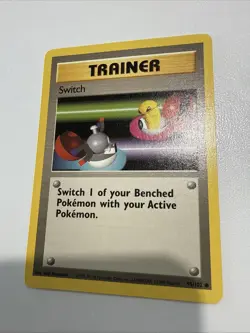 Pokemon TCG Switch Base Set 95/102 Regular Shadowless Common - Image 1