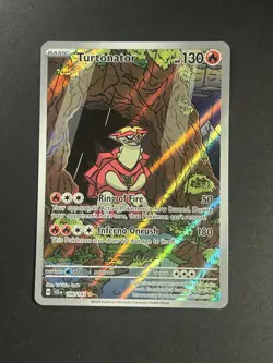 Turtonator 2024 Scarlet & Violet: Stellar Crown 146/142 Illustration Rare - Image 1