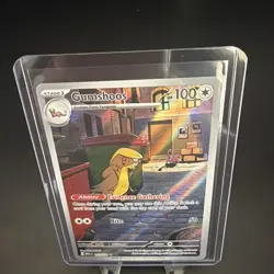 Pokemon Gumshoos 153/132 Me01: Mega Evolution Illustration Rare Holo English - Image 2