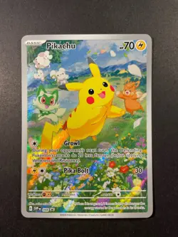 Pokemon TCG Paldea Adventure Chest SVP 088 Pikachu Black Star Promo NM/M - Image 1