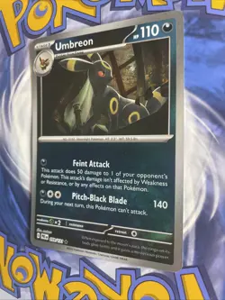 Umbreon [Poke Ball] 59/131 Pokemon TCG 2025 Rare Holo Prismatic Evolutions NM - Image 3