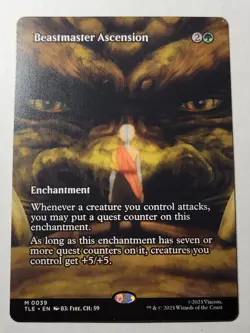 Beastmaster Ascension -Full Art- Avatar Eternal Airbender Reg TLA TLE 39 mtg LP - Image 1