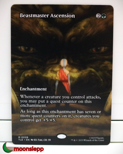 Beastmaster Ascension (Borderless) TLE-0039 M NM Avatar: TLA Eternal MTG - Image 1