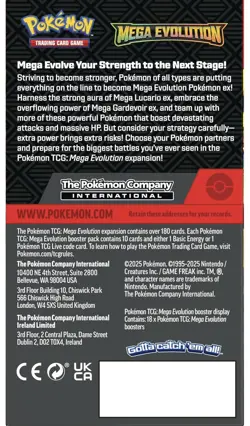Pokemon TCG Mega Evolution Half Booster Box 18 Pack - Brand New & Sealed - Image 2