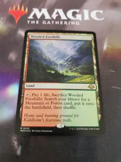 MTG. Wooded Foothills. Foil. Modern Horizons 3. Pack Fresh - Image 1