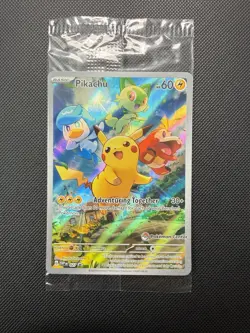 SEALED Pikachu SVP 027 Black Star Pokemon Center Exclusive Promo - Image 1