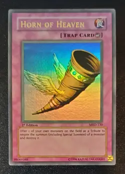 Yu-Gi-Oh! Horn of Heaven - MRD-130-Metal Raiders-1st Ed 2002 Original Near Mint - Image 1