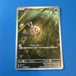 Pokemon TCG Feebas 198/191 Sv08: Surging Sparks Illustration Rare Pack Fresh - Image 1