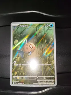 Feebas 198/191 - Illustration Rare Surging Sparks Pokemon TCG (LP) - Image 3