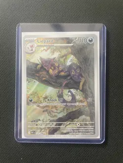 Pokemon TCG Liepard 137/086 Illustration Rare - Scarlet & Violet White Flare NM! - Image 1