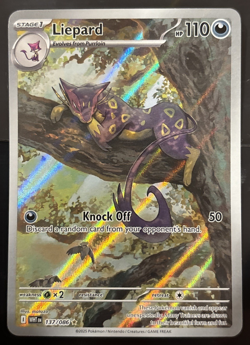Liepard 137/086 Illustration Rare Scarlet & Violet: White Flare Pokemon TCG - NM - Image 1
