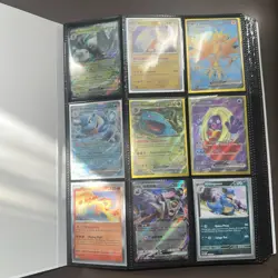 Pokemon Card Binder Lot Collection 300+ Cards (Promos, Irs, Exs,Full Arts,Holos) - Image 1