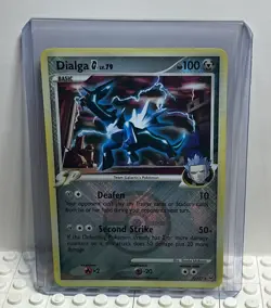 Dialga G 7/127 Platinum Crosshatch Pokemon League Promo Card - Image 1