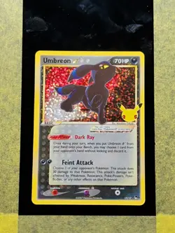084 - Original Owner Umbreon Star 17/17 25th Celebrations Pokemon Card - Image 1