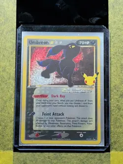 084 - Original Owner Umbreon Star 17/17 25th Celebrations Pokemon Card - Image 3