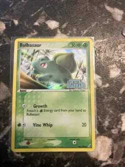 Bulbasaur 46/100 EX Crystal Guardians Stamped Reverse Holo Pokemon TCG Card NM - Image 1