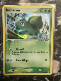 Bulbasaur 46/100 EX Crystal Guardians Stamped Reverse Holo Pokemon TCG Card NM - Image 2