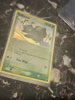 Bulbasaur 46/100 EX Crystal Guardians Stamped Reverse Holo Pokemon TCG Card NM - Image 5